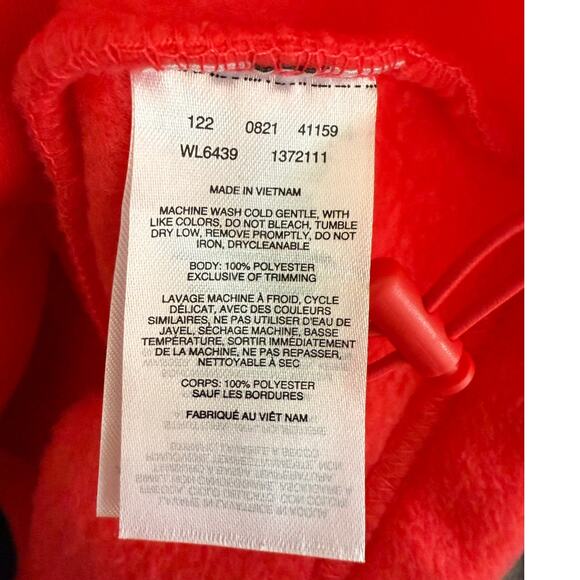 Columbia Fleece Full Zip Jacket, New Without Tags - Hot Pink/Orange, XL - Picture 4 of 4